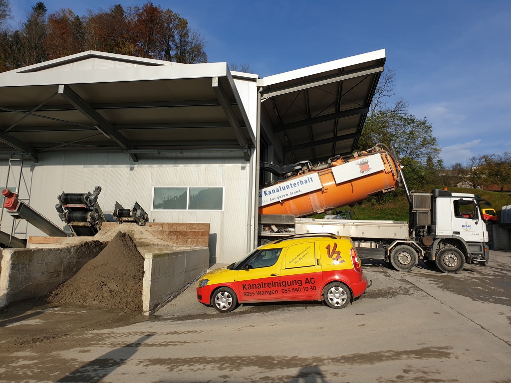 Pumps at a disposal facility in Switserland